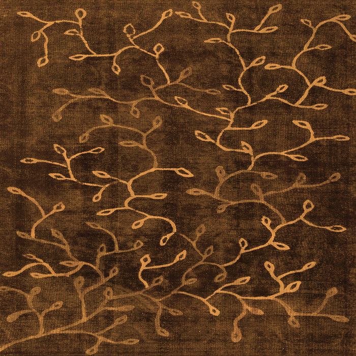 Serging Thickness of Persian Orange Bohemian Rug, con1107org