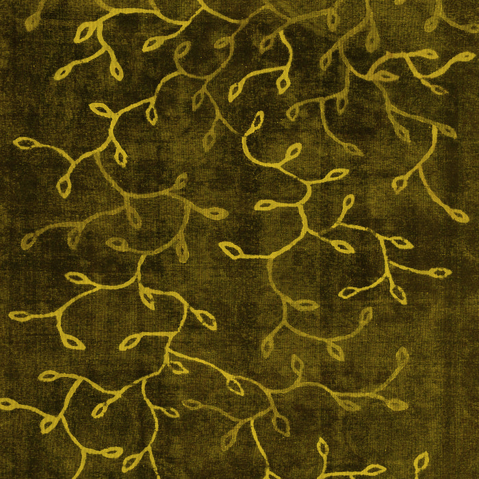 Machine Washable Persian Yellow Bohemian Rug, wshcon1107yw