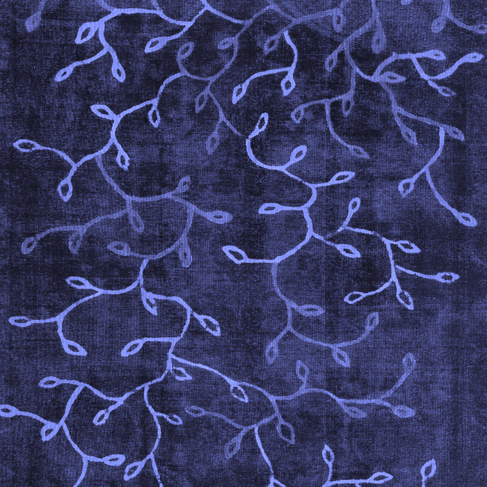 Machine Washable Persian Blue Bohemian Rug, wshcon1107blu