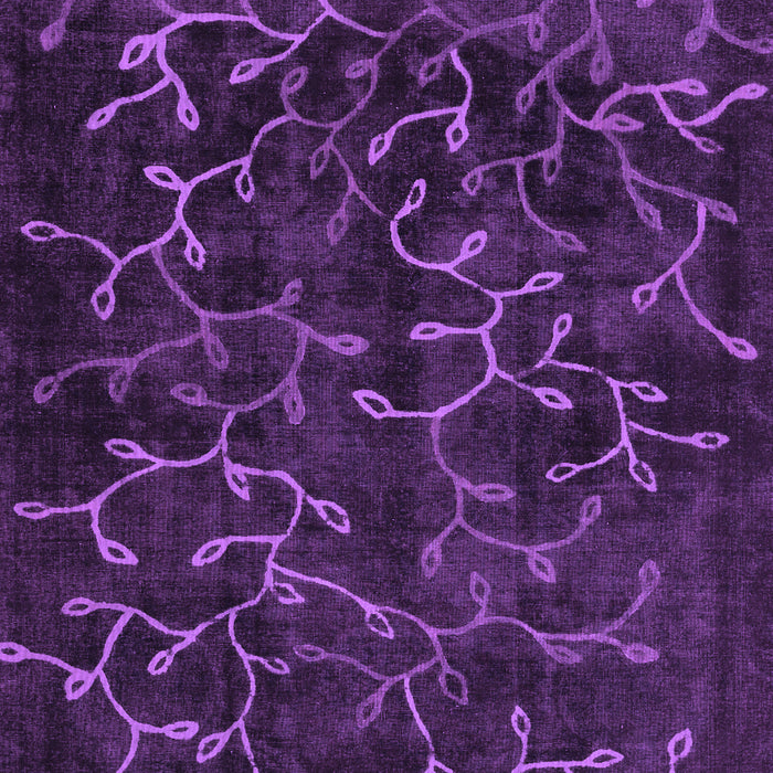 Machine Washable Persian Purple Bohemian Area Rugs, wshcon1107pur