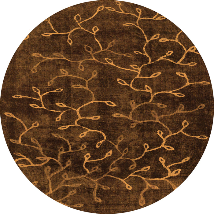 Machine Washable Persian Orange Bohemian Area Rugs, wshcon1107org