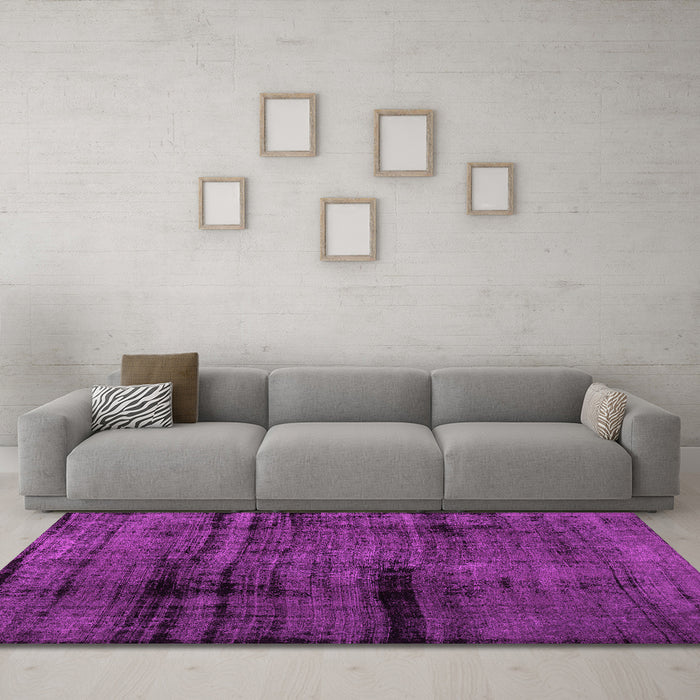 Machine Washable Persian Pink Bohemian Rug in a Living Room, wshcon1108pnk