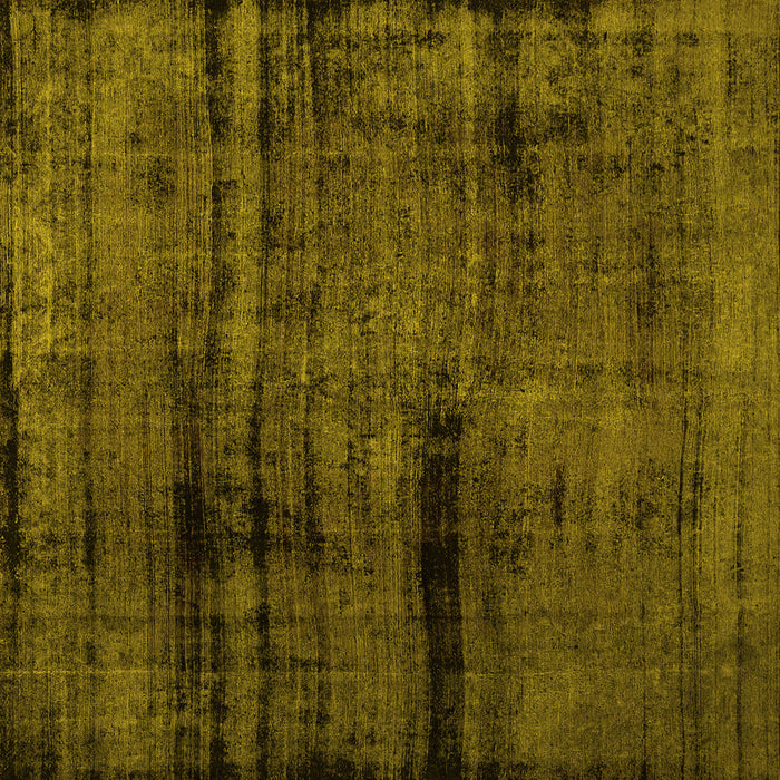 Square Machine Washable Persian Yellow Bohemian Rug, wshcon1108yw