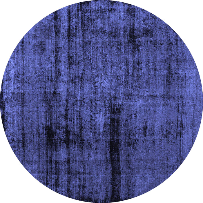 Round Persian Blue Bohemian Rug, con1108blu