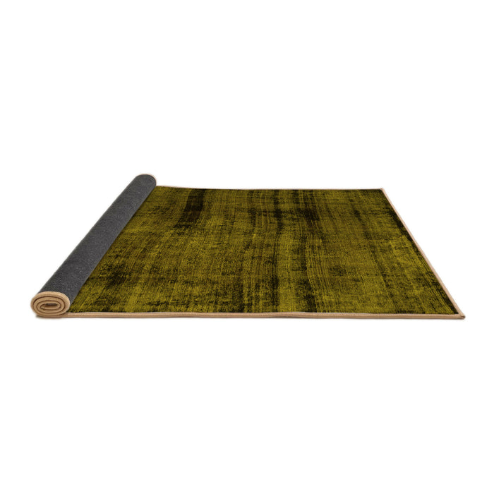 Sideview of Persian Yellow Bohemian Rug, con1108yw