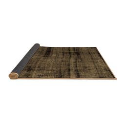 Sideview of Persian Brown Bohemian Rug, con1108brn