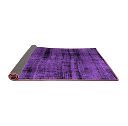Sideview of Persian Purple Bohemian Rug, con1108pur
