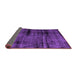 Sideview of Persian Purple Bohemian Rug, con1108pur