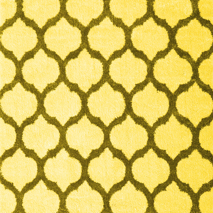 Terrilis Yellow Contemporary Rug, con1109yw