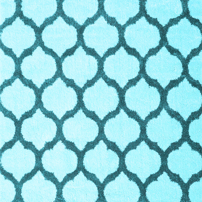 Machine Washable Terrilis Light Blue Contemporary Rug, wshcon1109lblu