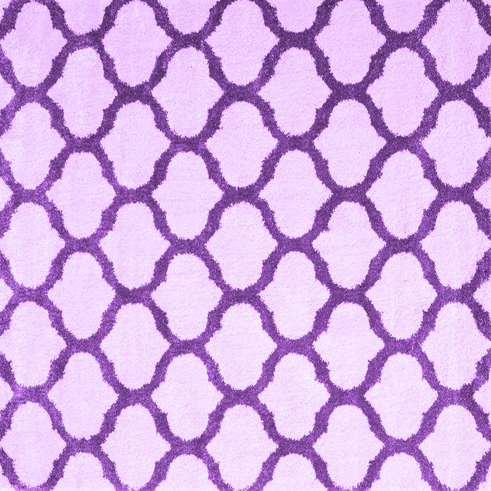 Square Machine Washable Terrilis Purple Contemporary Area Rugs, wshcon1109pur