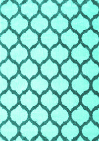 Terrilis Turquoise Contemporary Rug, con1109turq