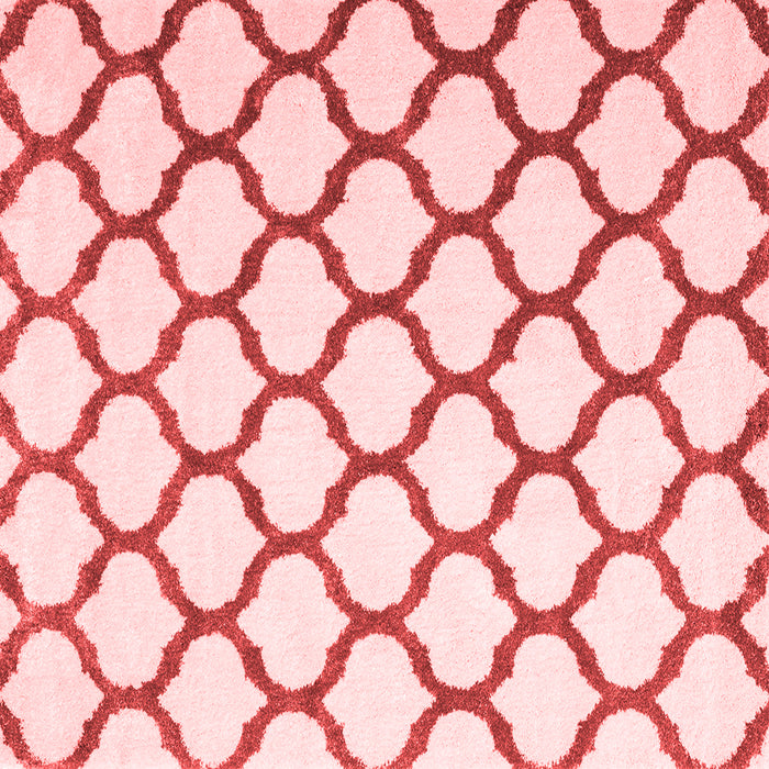 Machine Washable Terrilis Red Contemporary Rug, wshcon1109red