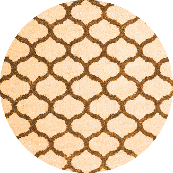 Square Terrilis Orange Contemporary Rug, con1109org