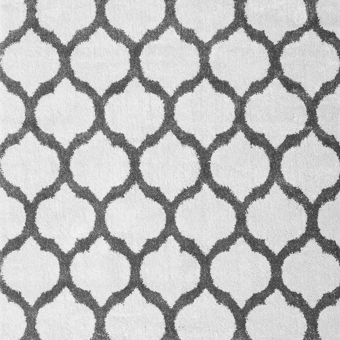 Serging Thickness of Machine Washable Terrilis Gray Contemporary Rug, wshcon1109gry