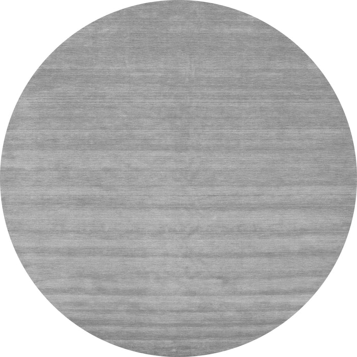 Square Solid Gray Modern Rug, con110gry