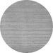 Square Solid Gray Modern Rug, con110gry