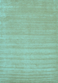 Solid Light Blue Modern Rug, con110lblu