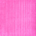 Square Machine Washable Solid Pink Modern Rug, wshcon110pnk