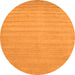 Machine Washable Solid Orange Modern Area Rugs, wshcon110org