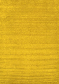 Solid Yellow Modern Rug, con110yw