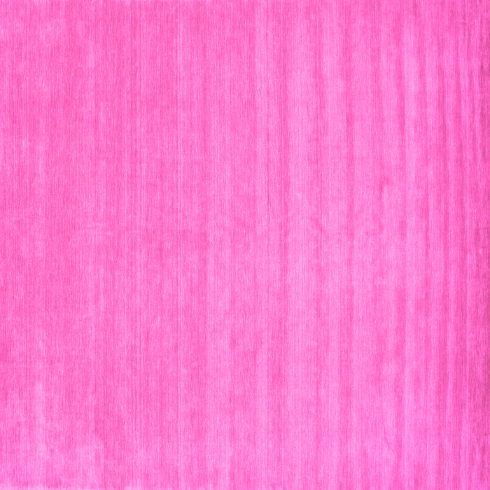 Square Solid Pink Modern Rug, con110pnk