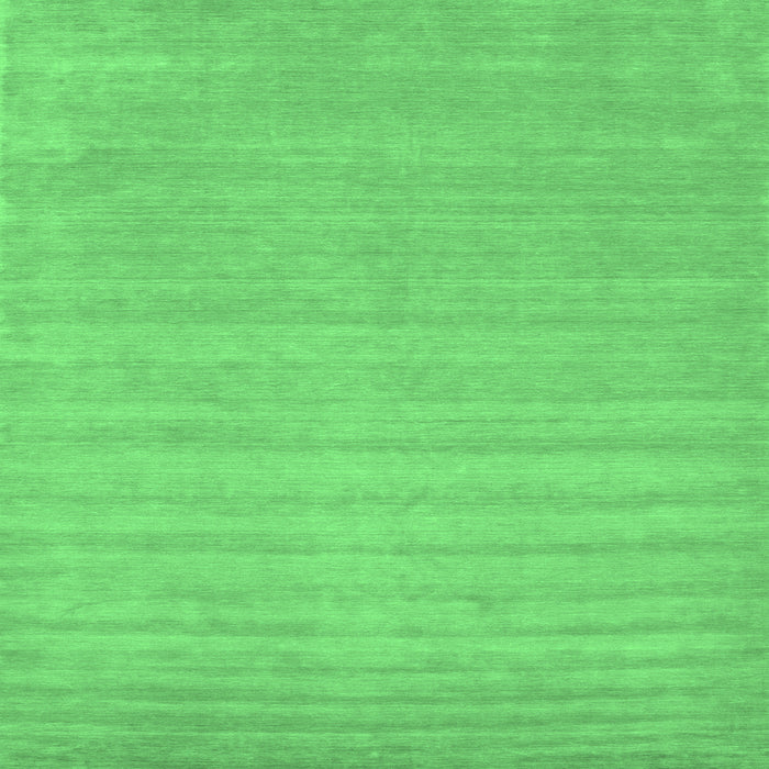 Square Machine Washable Solid Emerald Green Modern Area Rugs, wshcon110emgrn