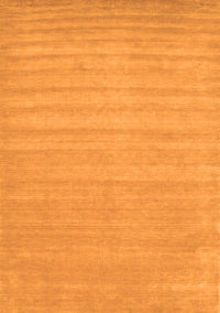 Solid Orange Modern Rug, con110org