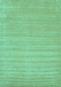 Solid Turquoise Modern Rug, con110turq