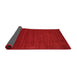 Thickness of Contemporary Red Modern Rug, con111