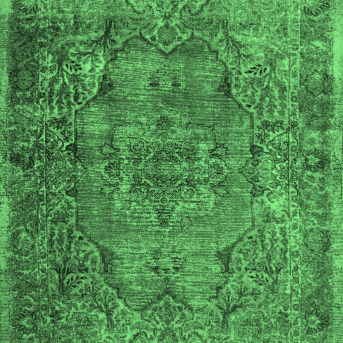 Abstract Emerald Green Contemporary Rug, con1110emgrn