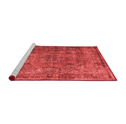 Contemporary Red Washable Rugs