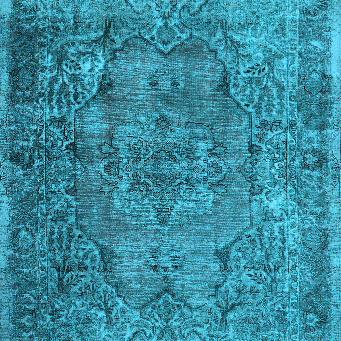Abstract Light Blue Contemporary Rug, con1110lblu