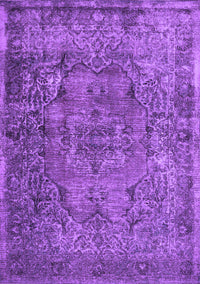 Abstract Purple Contemporary Rug, con1110pur