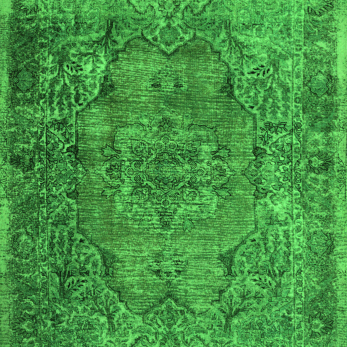 Abstract Green Contemporary Rug, con1110grn