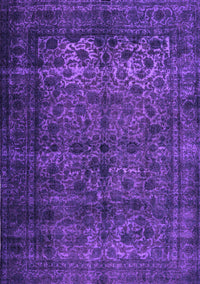 Abstract Purple Contemporary Rug, con1111pur