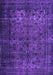 Abstract Purple Contemporary Rug, con1111pur