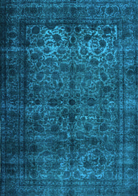 Abstract Light Blue Contemporary Rug, con1111lblu