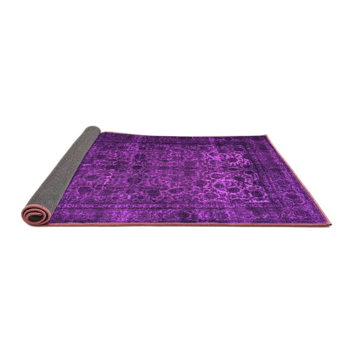 Sideview of Abstract Pink Contemporary Rug, con1111pnk