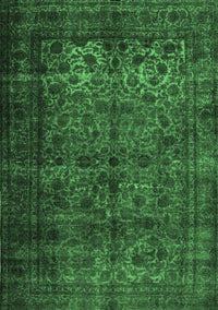 Abstract Emerald Green Contemporary Rug, con1111emgrn