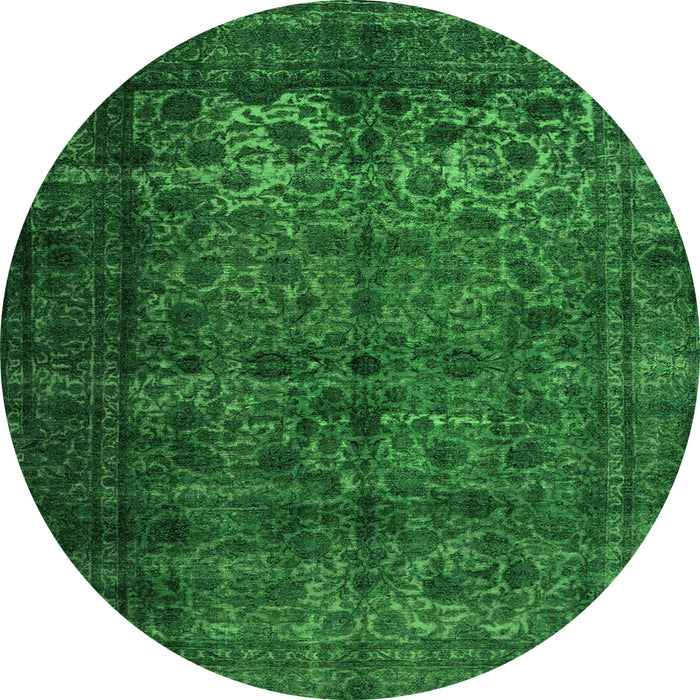 Machine Washable Abstract Green Contemporary Area Rugs, wshcon1111grn