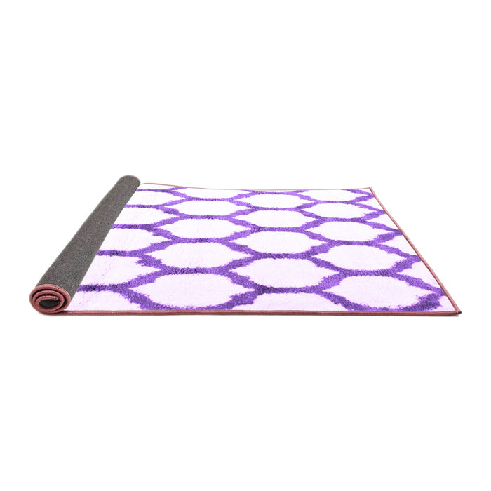 Sideview of Terrilis Purple Contemporary Rug, con1112pur