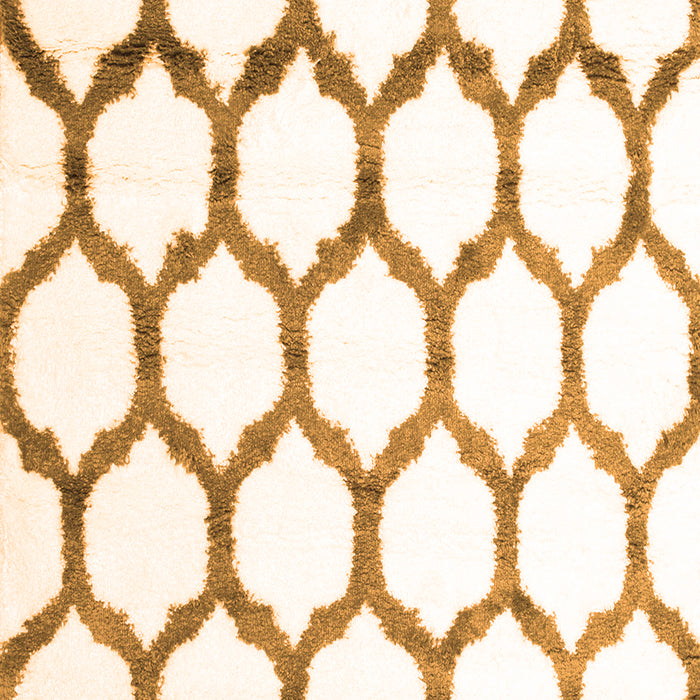 Serging Thickness of Machine Washable Terrilis Orange Contemporary Area Rugs, wshcon1112org