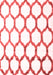 Terrilis Red Contemporary Area Rugs