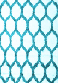 Terrilis Light Blue Contemporary Rug, con1112lblu