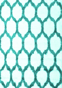 Terrilis Turquoise Contemporary Rug, con1112turq