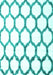 Terrilis Turquoise Contemporary Rug, con1112turq