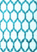 Machine Washable Terrilis Light Blue Contemporary Rug, wshcon1112lblu