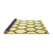 Sideview of Terrilis Yellow Contemporary Rug, con1112yw