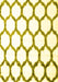 Machine Washable Terrilis Yellow Contemporary Rug, wshcon1112yw